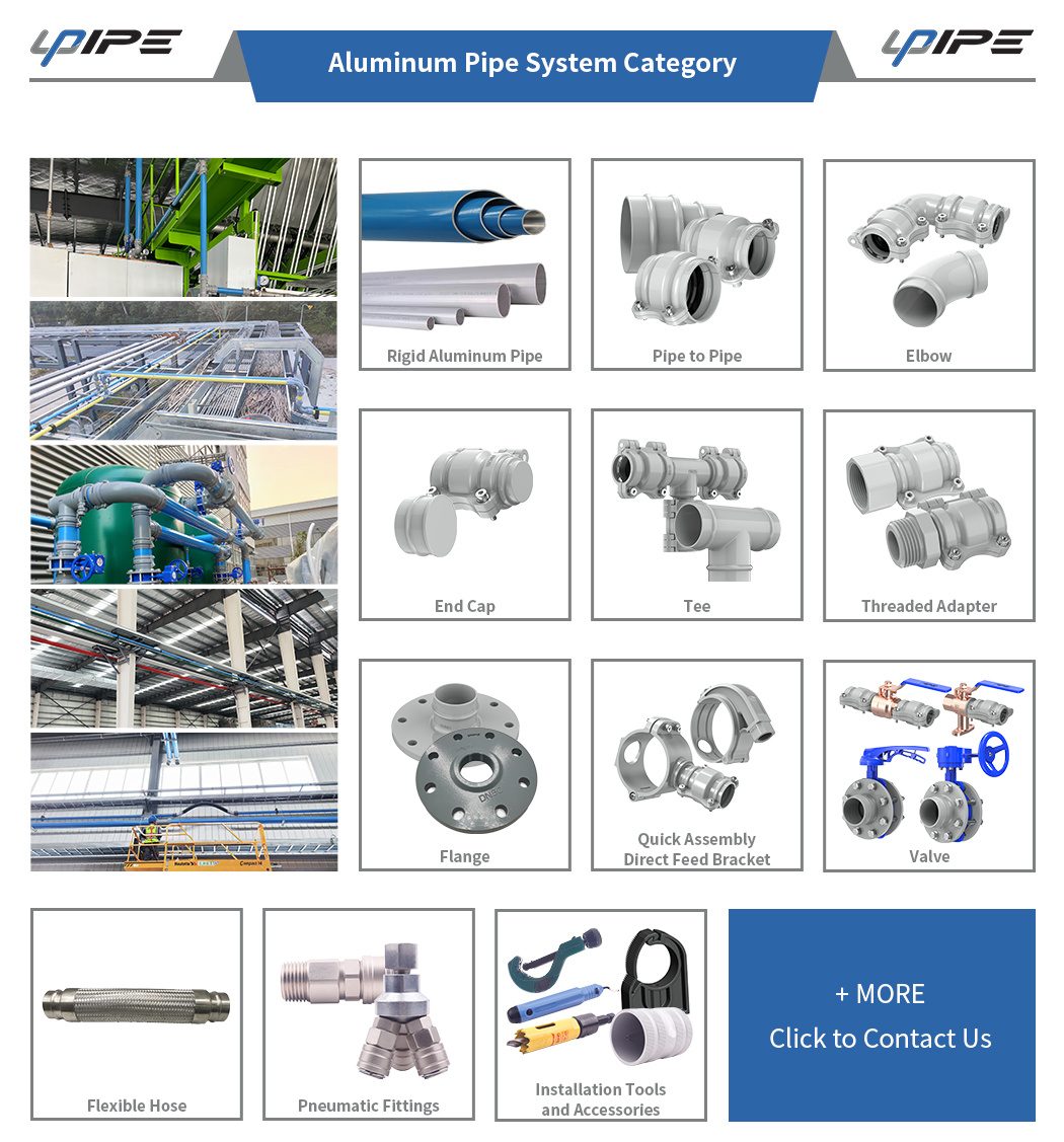 Suzhou JIEYOU Aluminum Compressed Air Piping SystemProduct Categories