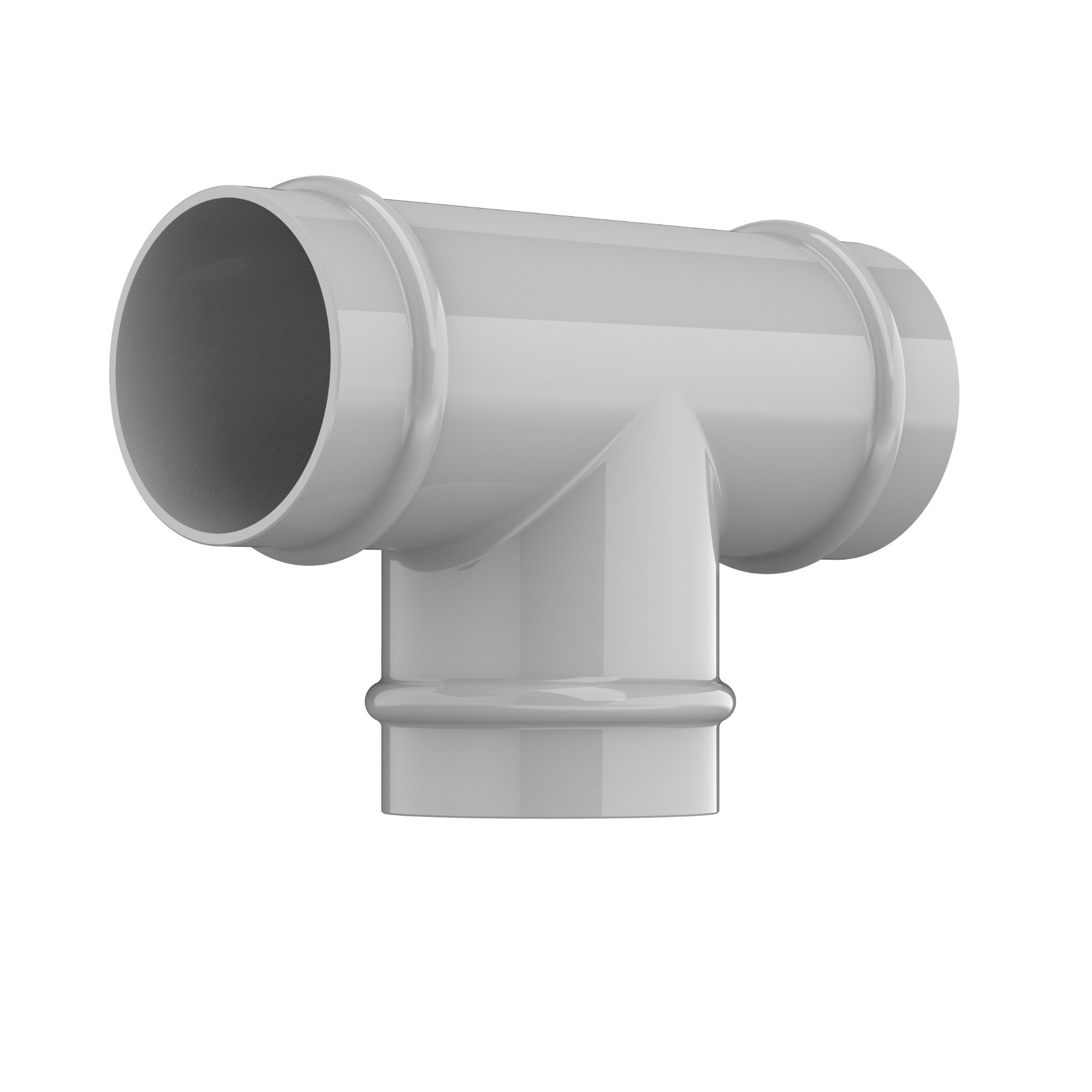 Aluminum compressed air pipe fittings - application of Equal Tee
