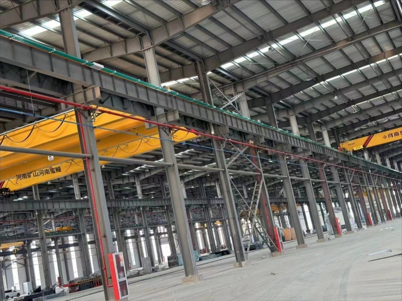 Air compressor aluminium alloy pipe installation project