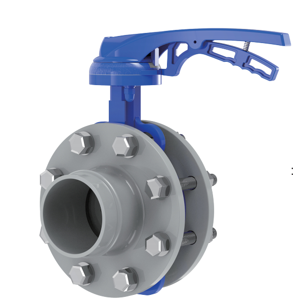 China Wholesale 2 Way Clamp Pipe Fitting Manual Flanged Butterfly Valve