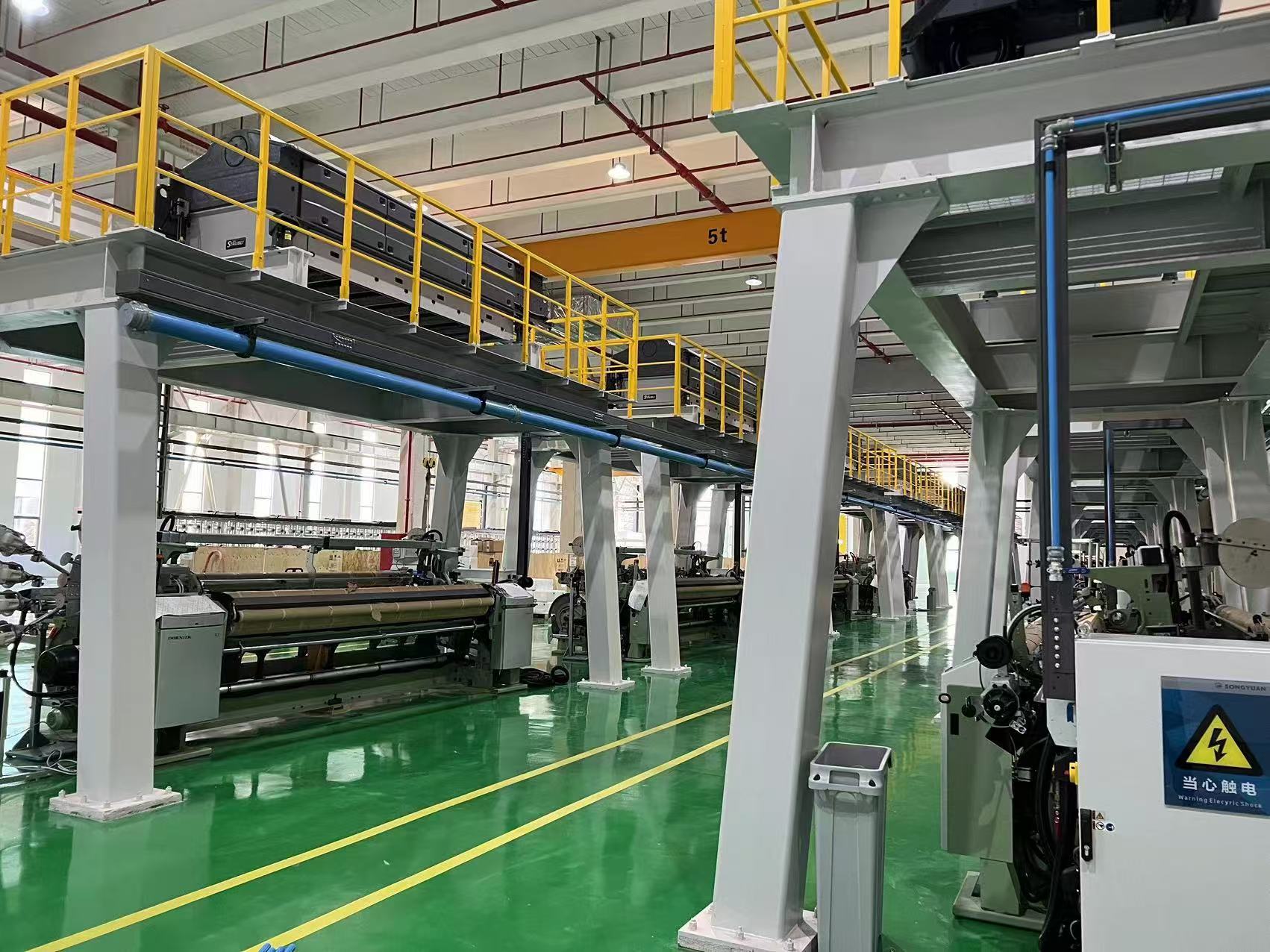 Practical application of aluminium compressed air pipes in the textile industry